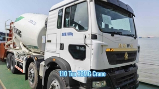 8 chiếc Xe trộn bê tông XCMG 12m³ hoàn toàn mới đến Albania