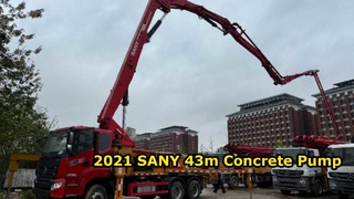 Cần bán máy bơm bê tông SANY 43m 2021 – Khung gầm SANY chính hãng – Giá tốt nhất