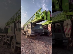 2020 sử dụng Zoomlion xe tải di động cẩu 25 tấn với động cơ WEICHAI và 5 cẩu Jib