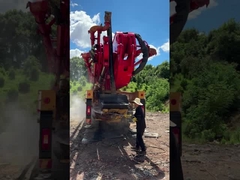 SANY xe bơm bê tông 56M Dọn dẹp